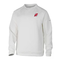 Men's Columbia  White New Jersey Devils The Finder Sweatshirt
