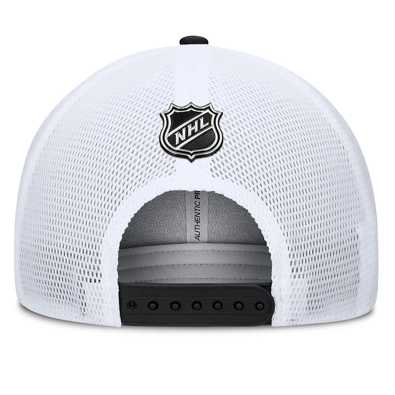 Casquette ajustable New Jersey Devils Authentic Pro A-Frame Rink noire/rouge pour homme Fanatics