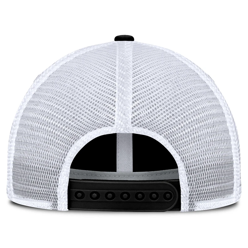 Casquette ajustable Averie Trucker noire/blanche New Jersey Devils Fanatics pour hommes