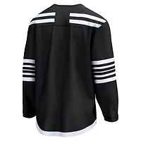 Maillot noir de l'équipe alternative Premier Breakaway des Devils du New Jersey marque Fanatics pour hommes