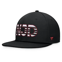 Men's Fanatics Black New Jersey Devils Authentic Pro Alternate Jersey Snapback Hat