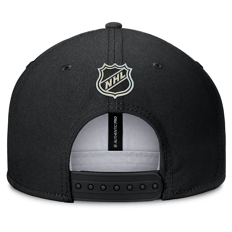 Men's Fanatics Black New Jersey Devils Authentic Pro Alternate Jersey Snapback Hat