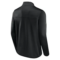 Veste entièrement zippée Fanatics noire New Jersey Devils Authentic Pro pour hommes