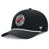Men's Fanatics Black New Jersey Devils Authentic Pro Rink Adjustable Hat
