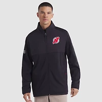 Veste zippée intégrale Pro Rink authentique noire des New Jersey Devils pour homme