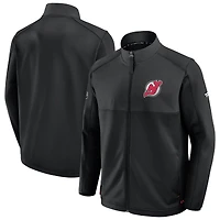 Men's Fanatics Black New Jersey Devils Authentic Pro Rink Full-Zip Jacket