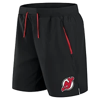 Men's Fanatics Black New Jersey Devils Authentic Pro Rink Performance Shorts
