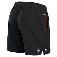Men's Fanatics Black New Jersey Devils Authentic Pro Rink Performance Shorts