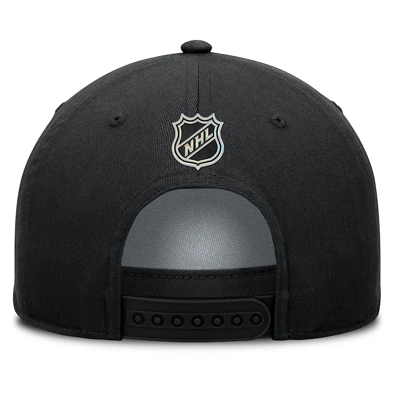 Men's Fanatics Black New Jersey Devils Authentic Pro Rink Roper A-Frame Adjustable Hat