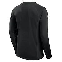 T-shirt à manches longues authentique Pro Rink Tech des New Jersey Devils pour hommes Fanatics Black
