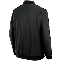 Veste aviateur entièrement zippée Fanatics New Jersey Devils Authentic Pro Road pour homme noire