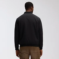 Veste aviateur légère entièrement zippée Fanatics Black New Jersey Devils Authentic Pro Road pour homme