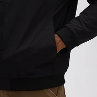 Veste aviateur légère entièrement zippée Fanatics Black New Jersey Devils Authentic Pro Road pour homme