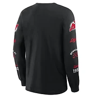 T-shirt à manches longues noir fanatiques pour hommes New Jersey Devils Boxed Legacy