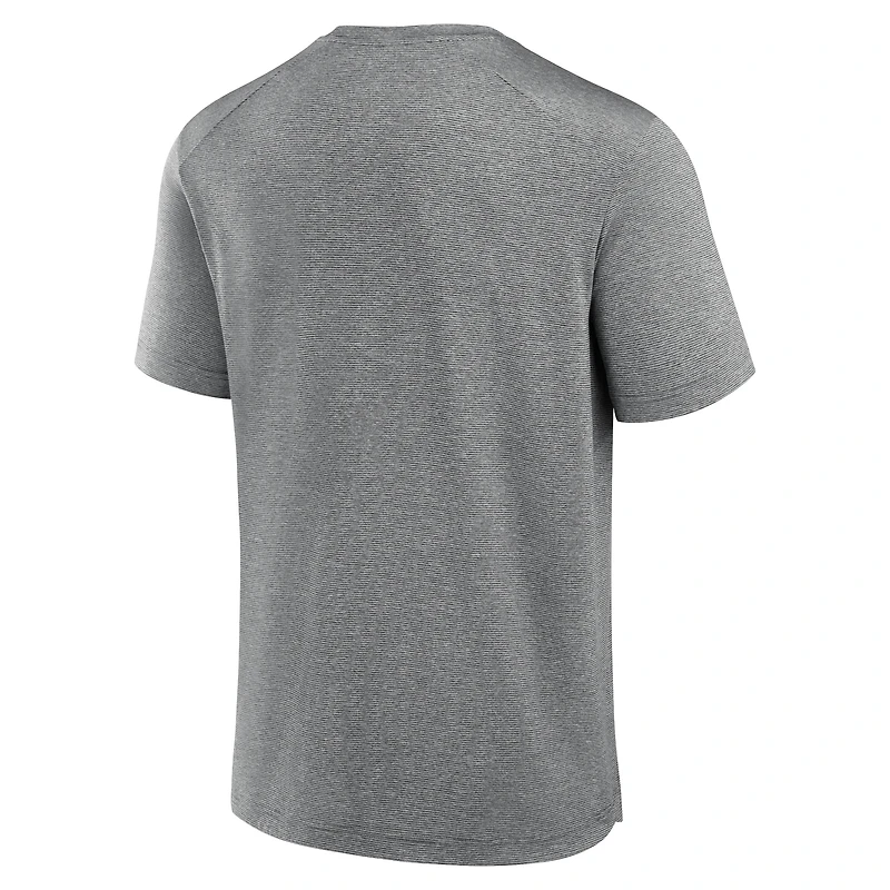 T-shirt technique noir Front Office des Devils du New Jersey Fanatics pour hommes