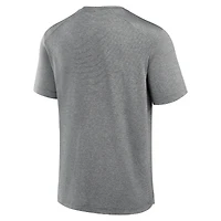 T-shirt technique noir Front Office des Devils du New Jersey Fanatics pour hommes