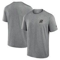 T-shirt technique noir Front Office des Devils du New Jersey Fanatics pour hommes