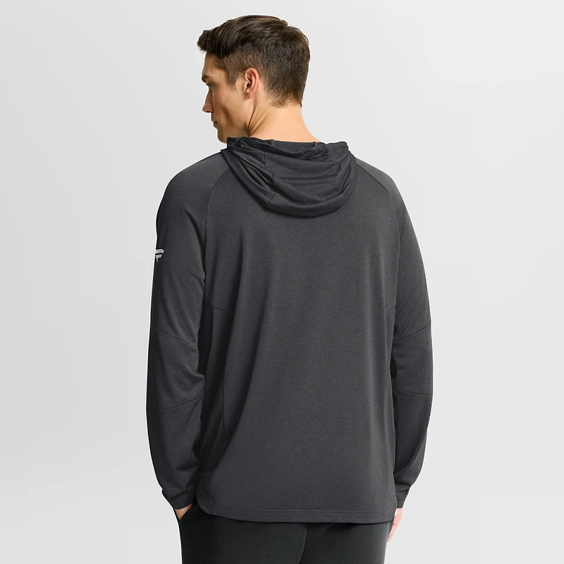 Sweat à capuche raglan authentique Pro Rink des New Jersey Devils pour homme, couleur charbon Fanatics