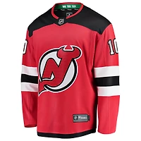 Maillot de départ à domicile des Devils du New Jersey rouge Daniel Sprong Fanatics pour hommes