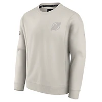 Sweat-shirt polaire authentique Pro Road gris Fanatics des New Jersey Devils pour homme