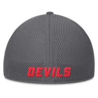 Casquette Flex Fanatics grise New Jersey Devils Clincher Team Stripes pour homme