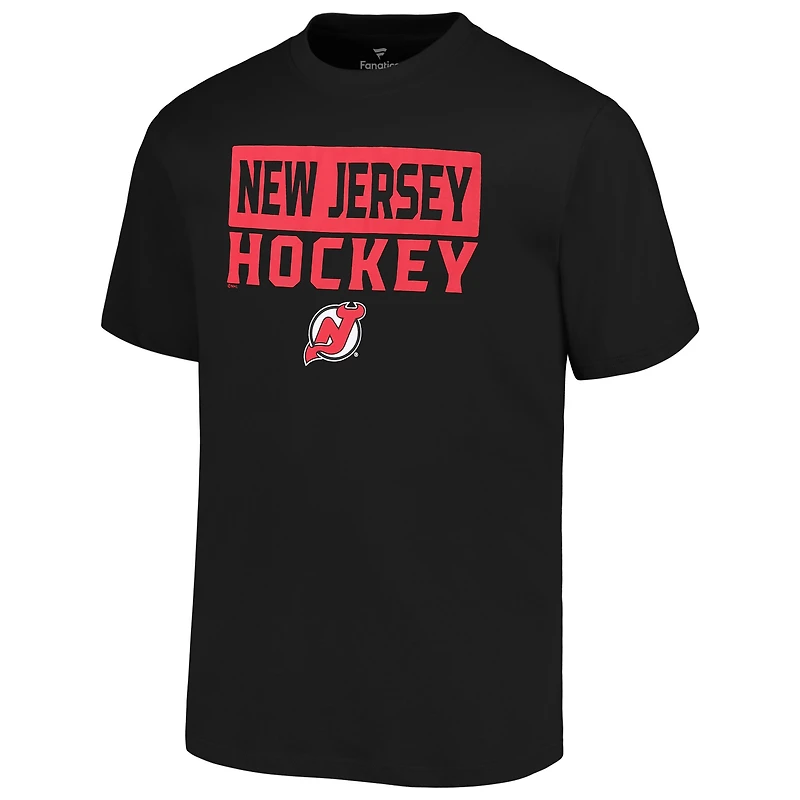 Ensemble de 2 t-shirts Fanatics New Jersey Devils Big & Tall pour hommes