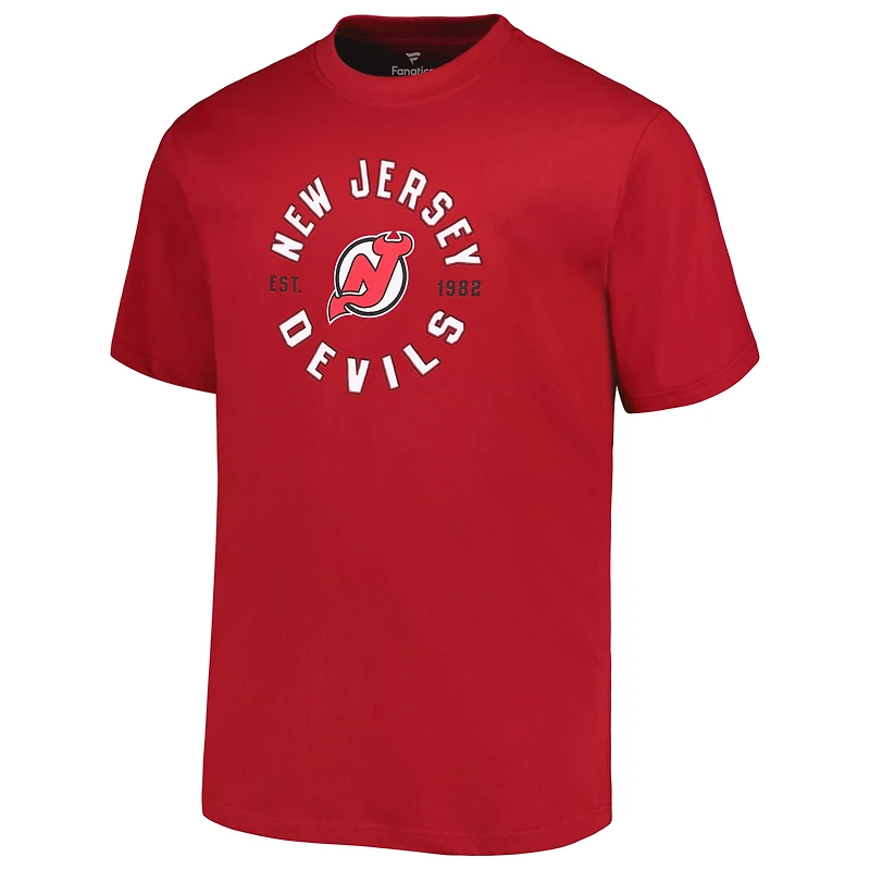 Ensemble de 2 t-shirts Fanatics New Jersey Devils Big & Tall pour hommes