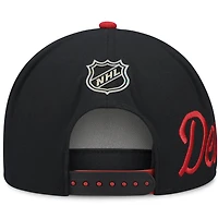 Casquette snapback rouge/noire New Jersey Devils pour homme de Fanatics