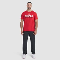 T-shirt technique authentique Pro Rink des New Jersey Devils pour homme, rouge, Fanatics