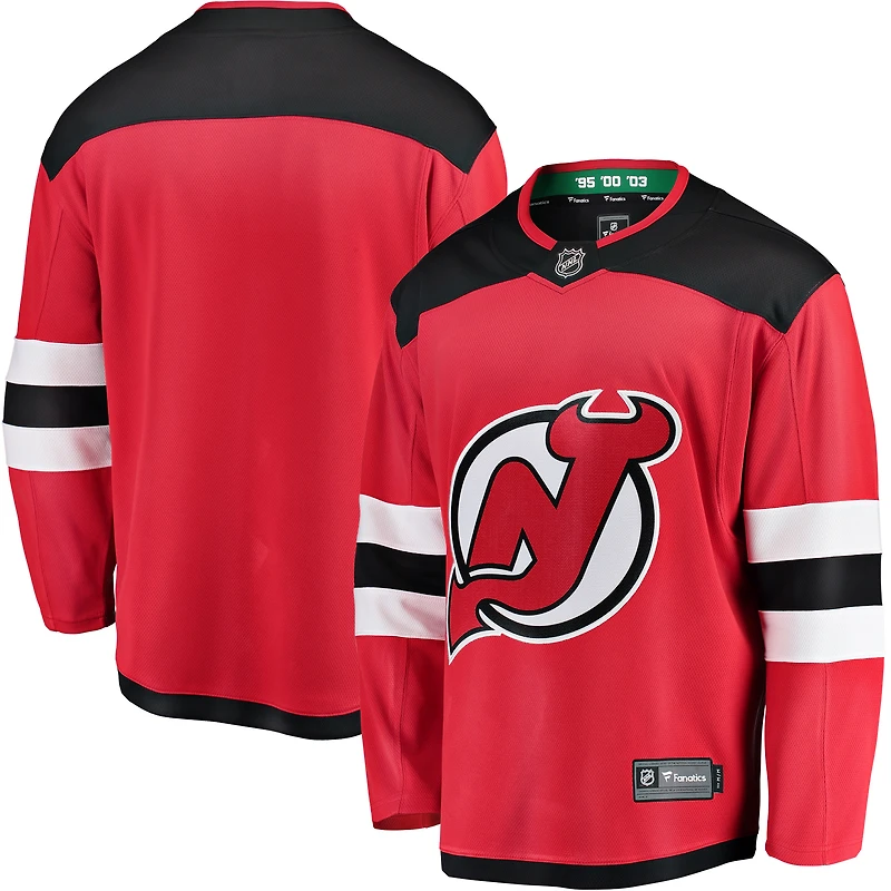 Maillot domicile Breakaway rouge des New Jersey Devils pour hommes (Fanatics)