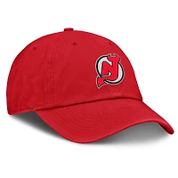 Men's Fanatics Red New Jersey Devils Decades Collection Adjustable Hat