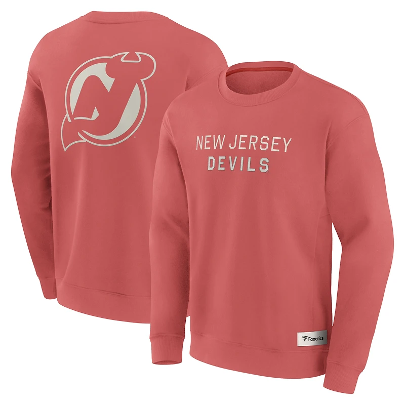 Sweat-shirt à capuche rouge pour homme Fanatics New Jersey Devils Elements Future Ground Lettering