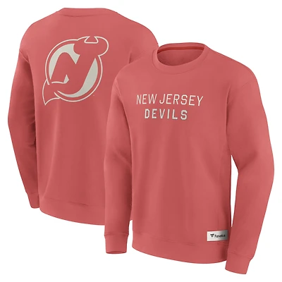 Sweat-shirt à capuche rouge pour homme Fanatics New Jersey Devils Elements Future Ground Lettering