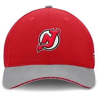 Men's Fanatics Red New Jersey Devils Fundamentals Span Flex Hat