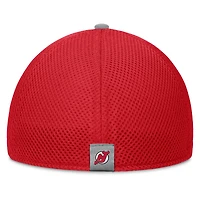Men's Fanatics Red New Jersey Devils Fundamentals Span Flex Hat