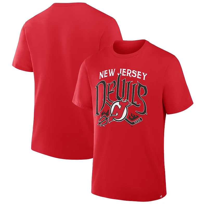 Men's Fanatics Red New Jersey Devils Hometown Local T-Shirt