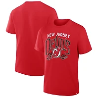 Men's Fanatics Red New Jersey Devils Hometown Local T-Shirt
