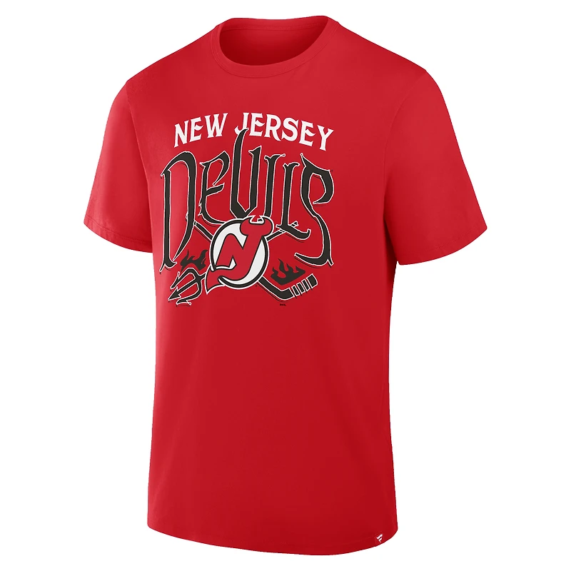 Men's Fanatics Red New Jersey Devils Hometown Local T-Shirt