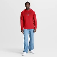 T-shirt à capuche manches longues pour homme Fanatics Red New Jersey Devils Penalty Shot