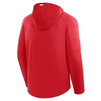 Men's Fanatics Red New Jersey Devils Penalty Shot Long Sleeve Hoodie T-Shirt