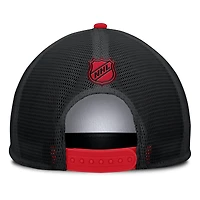 Men's Fanatics White/Red New Jersey Devils Decades Collection Foam Front Snapback Hat