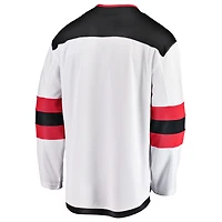 New Jersey Devils Breakaway Away Blanc par Fanatics pour hommes - Maillot vierge