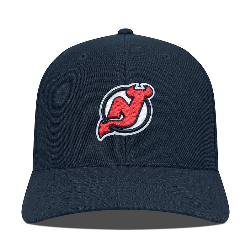 Men's Levelwear Black New Jersey Devils Fusion Adjustable Hat