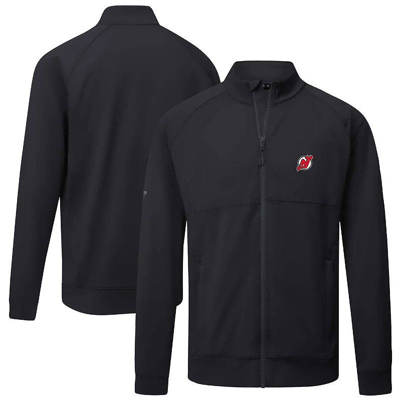 Veste zippée intégrale Insignia Core des Devils du New Jersey pour homme de Levelwear, noire