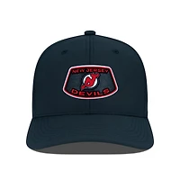 Casquette Rise Skylight Flex noire pour homme des Devils du New Jersey Levelwear