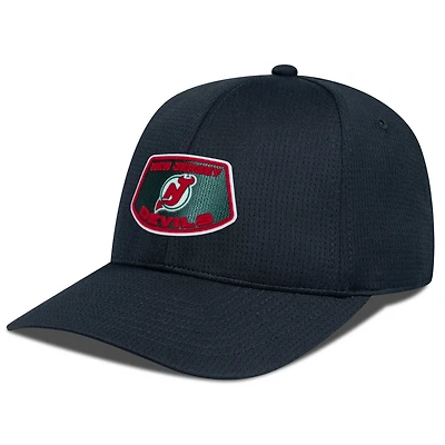 Casquette ajustable Skylight Zephyr pour homme Levelwear noire New Jersey Devils