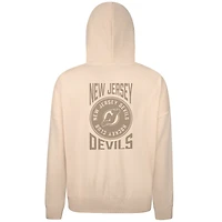 Sweat à capuche enfiler pour homme Levelwear Cream New Jersey Devils Contact Stamp