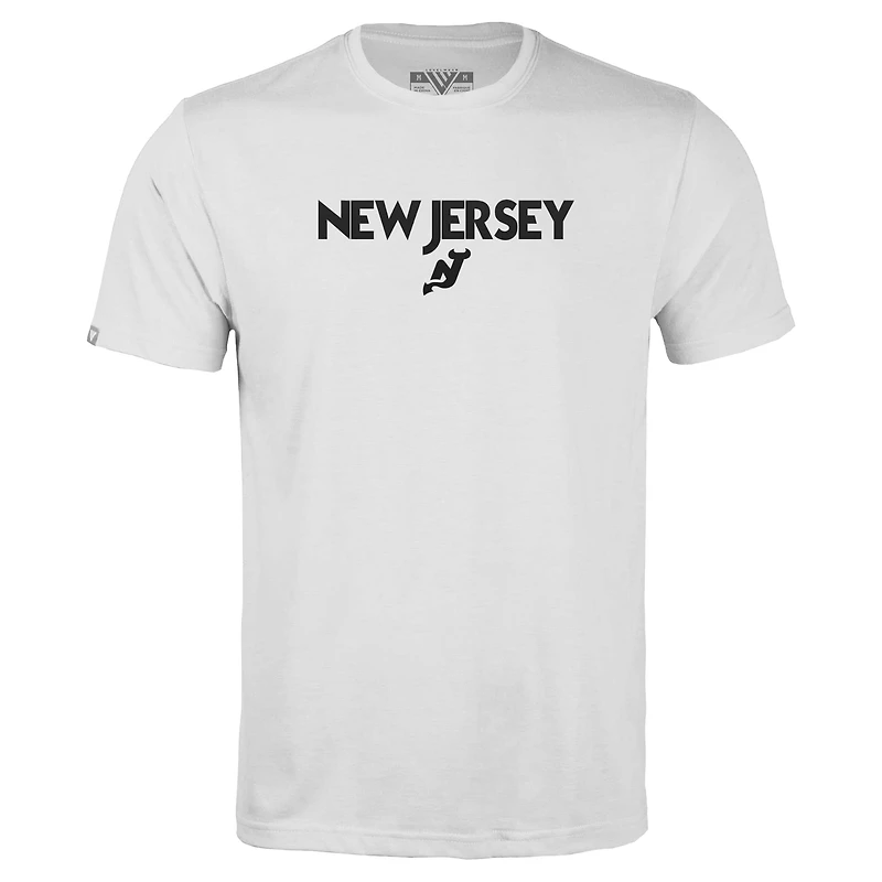 T-shirt pour homme Levelwear blanc New Jersey Devils Richmond City Capsule