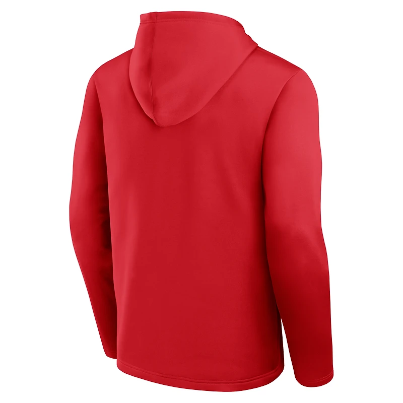 Sweat à capuche rouge avec logo Athletic pour homme des Devils du New Jersey Head Start