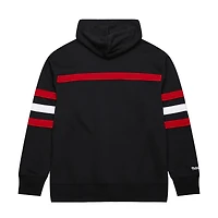 Men's Mitchell & Ness Black New Jersey Devils Head Coach Slogan Pullover Hoodie